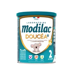 Sữa bột Modilac Doucéa số 2 cho bé từ 6-12 tháng - Tăng cường sức đề kháng & phát triển toàn diện từ Pháp