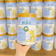 Sữa Bột Purelac Số 2 800g Dinh Dưỡng Cho Bé 6-12 Tháng - Hỗ Trợ Phát Triển Thể Chất và Trí Não Khỏe Mạnh