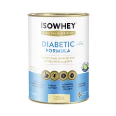 Sữa IsoWhey cho Người Tiểu Đường - Công Thức Dinh Dưỡng Cân Bằng, Kiểm Soát Đường Huyết Thấp, Hỗ Trợ Sức Khỏe Tổng Thể 640g