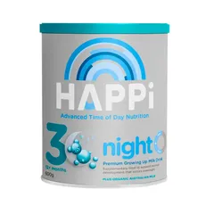 Sữa đêm HAPPi Night số 3 - Giải pháp dinh dưỡng tối ưu cho trẻ từ 12 tháng, hỗ trợ giấc ngủ ngon và phát triển toàn diện.