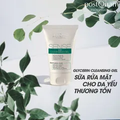 Sữa Rửa Mặt Gel Cho Da Nhạy Cảm Postquam Sense 150ml - Làm Sạch Dịu Nhẹ, Không Kích Ứng, Duy Trì Độ Ẩm Tự Nhiên