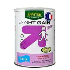 Sữa tăng cân Appeton Weight Gain Junior 450g cho trẻ 3-12 tuổi - Giúp tăng cân, phát triển toàn diện và hỗ trợ tiêu hóa tốt.
