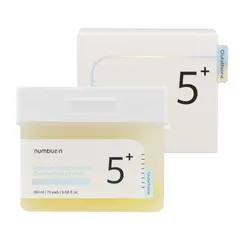 Toner Pad Sáng Da Numbuzin No.5 Vitamin-Niacinamide - Giảm Thâm, Sáng Mịn Da, Chống Oxy Hóa, Hỗ Trợ Làm Sáng Tông Màu Da, 70 Miếng