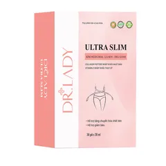 Ultra Slim Dr.Lady - Nước Hỗ Trợ Giảm Cân Dễ Uống, Tăng Chuyển Hóa Chất Béo, 30 Gói x 20ml - Sản Phẩm Dinh Dưỡng Cho Người Thừa Cân