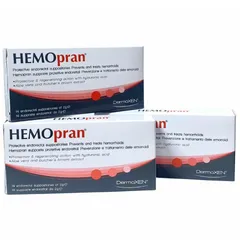 Viên đặt Hemopran Ekuberg Pharma - Hỗ trợ giảm sưng viêm và đau rát do trĩ - Giải pháp tự nhiên cho sức khỏe hậu môn