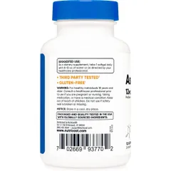 Viên uống chống oxy hóa NutriCost Astaxanthin 12mg - Hỗ trợ đẹp da, bảo vệ tim mạch và thị lực, hộp 60 viên