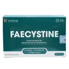 Viên Uống Hỗ Trợ Dưỡng Trắng Da Faecystine - Giảm Thâm, Mụn, Nguyên Liệu Tự Nhiên, Vitamin C, Collagen, Hộp 60 Viên