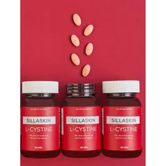 Viên uống làm đẹp da Sillaskin L-Cystine 500mg - Hỗ trợ sáng da, mờ thâm, chống lão hóa, cho làn da khỏe mạnh, rạng rỡ.