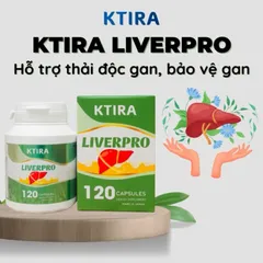 Viên uống bổ gan Ktira Liverpro Nhật Bản - Hỗ trợ thải độc, bảo vệ gan hiệu quả, tăng cường chức năng gan cho người sử dụng rượu, bia.