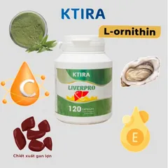 Viên uống bổ gan Ktira Liverpro Nhật Bản - Hỗ trợ thải độc, bảo vệ gan hiệu quả, tăng cường chức năng gan cho người sử dụng rượu, bia.