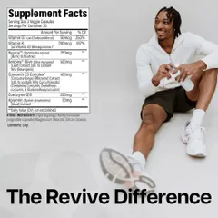 Viên uống hỗ trợ tim mạch Revive Heart Mỹ - Tăng cường sức khỏe tim mạch, ổn định huyết áp và hỗ trợ tuần hoàn máu hiệu quả