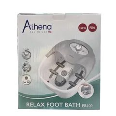 Bồn Ngâm Chân Massage Hồng Ngoại Athena FB100 - Tự Làm Nóng, Massage Khí Sủi, Thư Giãn Cao Cấp Tại Nhà