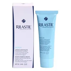 Kem Dưỡng Ẩm Rilastil Aqua SPF 15 - Kem Dưỡng Da Chống Nắng 50ml, Cấp Ẩm Mịn Màng, Bảo Vệ Da Khỏi Tia UV