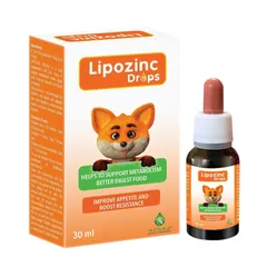 [Hàng nhập khẩu] Kẽm Hữu Cơ Cho Bé Lipozinc Drops 30ml - Hỗ Trợ Tiêu Hóa, Tăng Cường Đề Kháng, Dễ Dùng Cho Trẻ Em