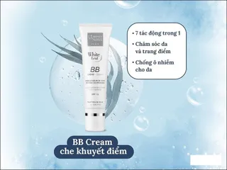 Kem Nền Che Khuyết Điểm White Leaf BB Cream SPF15 - Lớp Nền Tự Nhiên, Làm Sáng Da Và Bảo Vệ Da Khỏi Tia UV, Dưỡng Ẩm Mềm Mại