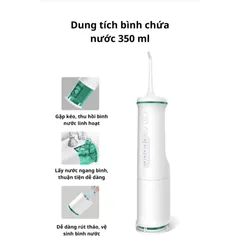 Máy Tăm Nước Cầm Tay SeaSy SS86 - Thiết Bị Làm Sạch Răng Miệng Với 4 Đầu Vòi, Công Nghệ Sóng Âm, Dễ Dàng Sử Dụng, Chống Nước IPX7