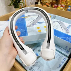 Quạt Đeo Cổ Nhật Bản Alwgreen - 3 Mức Gió Điều Chỉnh, Thiết Kế Thời Trang, Thích Hợp Hoạt Động Ngoài Trời