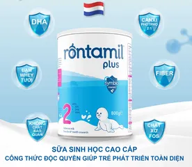 Sữa Bột Dinh Dưỡng Rontamil Plus 2 800g Cho Bé 6-12 Tháng - Hỗ Trợ Phát Triển Toàn Diện và Sức Khỏe Tối Ưu