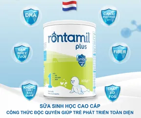 Sữa Bột Sinh Học Rontamil Plus 1 800g Dành Cho Bé 0-6 Tháng - Hỗ Trợ Phát Triển Trí Não và Thị Lực Tối Ơi