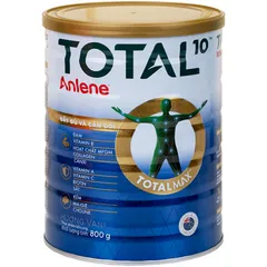 Sữa Dinh Dưỡng Anlene Total 10 Hương Vani cho Người Trên 40 Tuổi - 27 Vitamin và Khoáng Chất Giúp Tăng Cường Sức Khỏe Xương và Miễn Dịch
