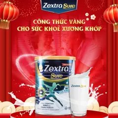 Sữa non Zextra Sure hỗ trợ xương khớp - Dinh dưỡng thiết yếu cho xương khớp khỏe mạnh, giảm đau nhức, dễ uống, 400g.
