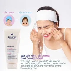 Sữa Rửa Mặt Rilastil Daily Care Milk Oil 200ml - Sản Phẩm Dành Cho Da Nhạy Cảm, Giúp Làm Sạch và Dưỡng Ẩm Tự Nhiên