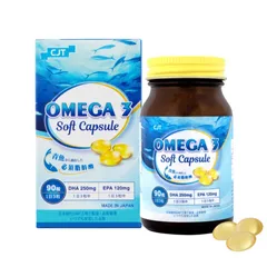 Viên Uống Dầu Cá CTJ Omega 3 Nhật Bản - Hỗ Trợ Sức Khỏe Tim Mạch, Thị Lực, Não Bộ, Viên Nang Mềm, 90 Viên