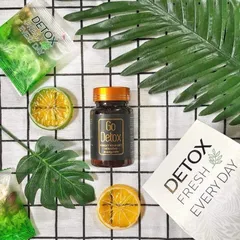 Viên uống Go Detox Giảm Cân Lành Mạnh - Hỗ Trợ Cải Thiện Vóc Dáng Săn Chắc Từ Chiết Xuất Thiên Nhiên, Hộp 28 Viên