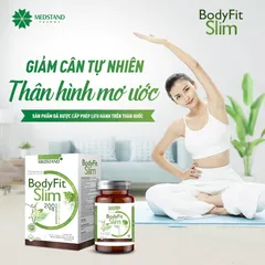 Viên uống giảm cân thảo mộc BodyFit Slim Medstand - Hỗ trợ giảm cân an toàn tự nhiên, 30 viên
