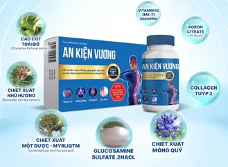 An Kiện Vương Thái Minh - Viên uống hỗ trợ xương khớp, giảm đau mỏi, tăng vận động linh hoạt - Hộp 20 viên