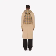 Balo Burberry Check Backpack Archive Beige - Balo Thời Trang Cổ Điển Hiện Đại Họa Tiết Kẻ Đặc Trưng Unisex