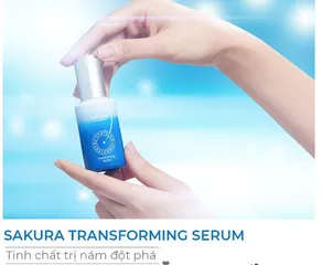 Bộ Dưỡng Da Giảm Nám Sakura - Cream & Serum Transforming Chăm Sóc Da Mặt, Làm Sáng Da, Giúp Da Khỏe Mạnh