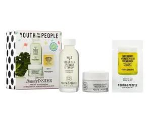 Bộ Dưỡng Da Youth to the People - Set Quà Tặng Chăm Sóc Da Mini Tại Sephora - Sữa Rửa Mặt, Kem Dưỡng, Mặt Nạ Dưỡng Ẩm