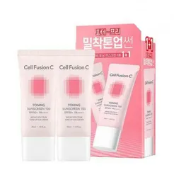 Combo 2 Kem Chống Nắng Cell Fusion C Toning Sunscreen 100 SPF50+ PA++++ - Bảo Vệ Da, Nâng Tông, Chống Nắng Tốt Cho Da Nhạy Cảm