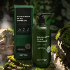 Dầu Gội Ngừa Rụng Tóc Prettyskin Bio Solution Scalp Shampoo - Giúp Sạch Da Đầu & Chăm Sóc Tóc Khỏe Mạnh 500ml