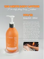 Sena Demar 10x White Body Lotion - Dưỡng Thể Trắng Da Cao Cấp Hàn Quốc, Giúp Làm Mờ Thâm Nám, Chăm Sóc Da Mềm Mại 300ml