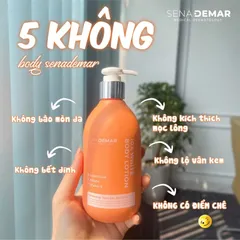 Sena Demar 10x White Body Lotion - Dưỡng Thể Trắng Da Cao Cấp Hàn Quốc, Giúp Làm Mờ Thâm Nám, Chăm Sóc Da Mềm Mại 300ml