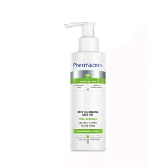 Gel Rửa Mặt Sạch Sâu Pharmaceris Puri Sebogel 190ml - Dành Cho Da Dầu Mụn, Làm Sạch Dịu Nhẹ, Giúp Ngăn Ngừa Mụn