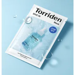Hộp 10 Miếng Mặt Nạ Cấp Ẩm Torriden DIVE-IN - Mặt Nạ Hyaluronic Acid Dưỡng Ẩm Cho Mọi Loại Da