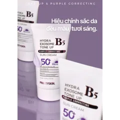 Kem Chống Nắng Pretty Skin Hydra B5 Exosome Tone Up SPF 50+ PA++++ - Hiệu Chỉnh Tone Da, Dưỡng Ẩm Cho Mọi Loại Da