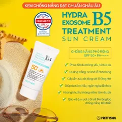 Kem Chống Nắng Phục Hồi Pretty Skin Hydra B5 Exosome Treatment SPF 50+ - Chống Nắng, Dưỡng Da, Phục Hồi Da Nhạy Cảm, Hàn Quốc