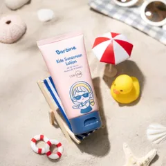 Kem Chống Nắng Trẻ Em Borome SPF 50/PA++++ - Bảo Vệ Da Nhạy Cảm, Dưỡng Ẩm và Chống Thấm Nước - An Toàn Cho Bé Chơi Ngoài Trời