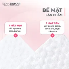 Khăn Tẩy Trang Sena Demar Make-Up - Khăn Ướt Tẩy Trang Sạch Sâu, Dưỡng Da 45 Miếng Chống Nước, Phù Hợp Mọi Loại Da