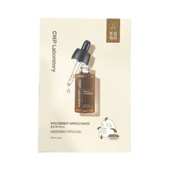 Mặt Nạ Dưỡng Trắng Da CNP Laboratory Vita Energy Ampule Mask - Hộp 10 Miếng Đem Lại Làn Da Tươi Sáng, Đầy Năng Lượng
