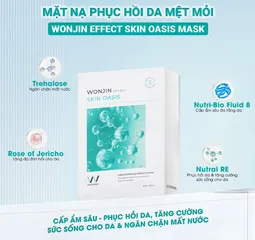 Mặt Nạ Phục Hồi Da Wonjin Effect Skin Oasis - Giảm Kích Ứng, Cấp Ẩm, Phù Hợp Cho Da Nhạy Cảm, Đem Lại Làn Da Mịn Màng Sáng Khỏe