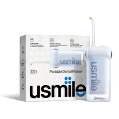 Máy Tăm Nước Sóng Siêu Âm Usmile C10 - Thiết Bị Chăm Sóc Răng Miệng Độc Đáo, Pin Sạc Tiện Lợi, 4 Chế Độ Làm Sạch Linh Hoạt