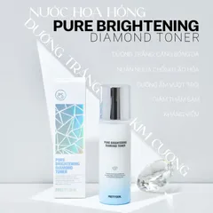 Nước Hoa Hồng Pretty Skin Pure Brightening Diamond Toner 150ml - Cấp Ẩm, Làm Sáng Da, Dưỡng Ẩm Chuyên Sâu Cho Mọi Loại Da