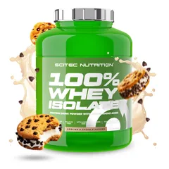 Scitec Nutrition 100% Whey Isolate - Bột Protein Tăng Cơ Hỗ Trợ Phục Hồi, Không Đường, Hương Vị Nguyên Liệu Tự Nhiên 2000g