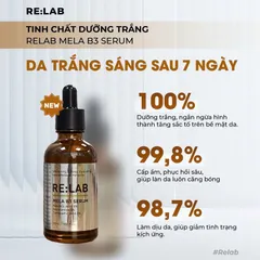 Serum B3 Re:Lab 50ml - Dưỡng Trắng Da, Mờ Thâm Nám, Giảm Mụn Hiệu Quả - Chăm Sóc Da An Toàn, Thích Hợp Mọi Loại Da