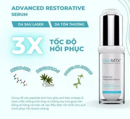Serum Phục Hồi Làm Dịu Da SkinMTX Advanced Restorative - Dưỡng Ẩm Chuyên Sâu, Hỗ Trợ Da Nhạy Cảm Sau Chiếu Laser 20ml